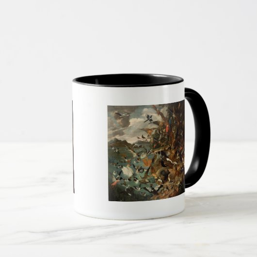 Het parlement van vogels mok (Voorkant rechts)