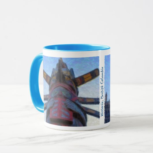 Het "Parlement" Victoria, overvalt BC Mok (Voorkant links)