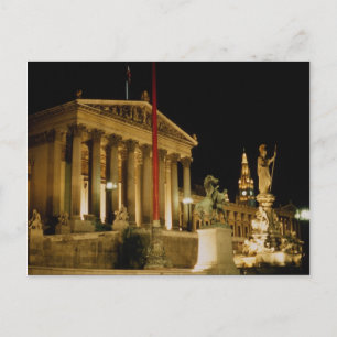 Het Parlement, Wenen, Oostenrijk Huidige stap: 12% Briefkaart