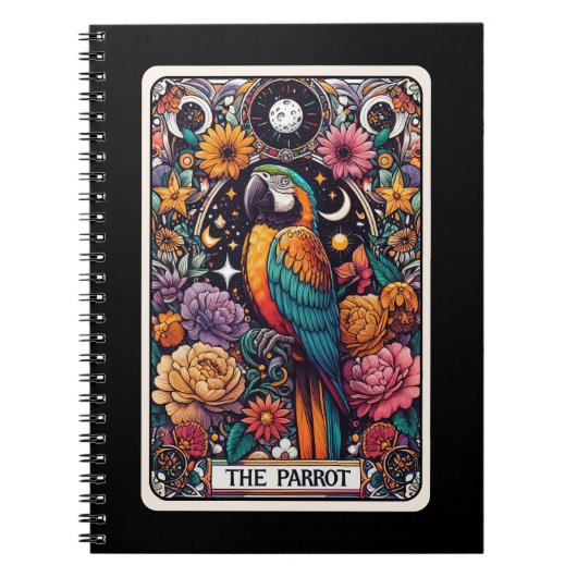 Het Parrot Spirit Tarot Kaart Notitieboek (Voorkant)