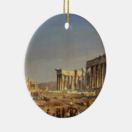 Het Parthenon, 1863 Keramisch Ornament (Rechts)