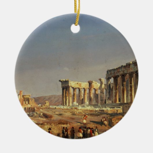 Het Parthenon, 1863 Keramisch Ornament (Voorkant)