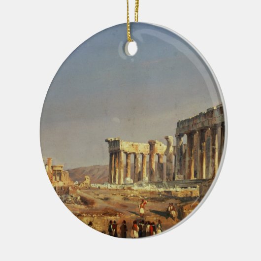 Het Parthenon, 1863 Keramisch Ornament (Links)