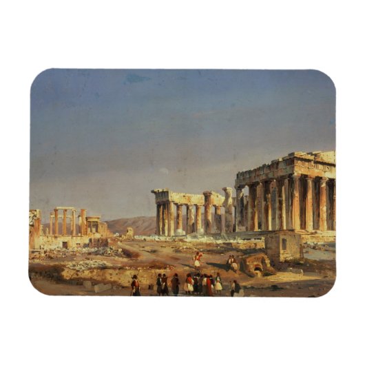 Het Parthenon, 1863 Magneet (Horizontaal)