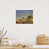 Het Parthenon, 1863 Poster (Keuken)