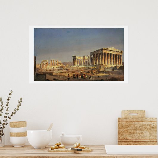 Het Parthenon, 1863 Poster (Keuken)