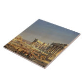 Het Parthenon, 1863 Tegeltje (Zijkant)