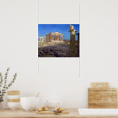 Het Parthenon 1871 Frederic Church bewerkt Poster (Keuken)