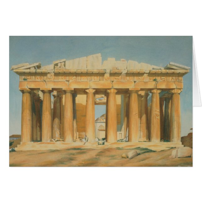 Het Parthenon, Athene, 1810-37 (Voorkant Horizontaal)