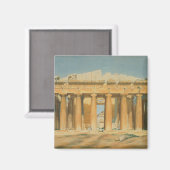 Het Parthenon, Athene, 1810-37 Magneet (Voorkant / Achterkant)