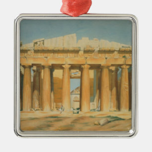Het Parthenon, Athene, 1810-37 Metalen Ornament