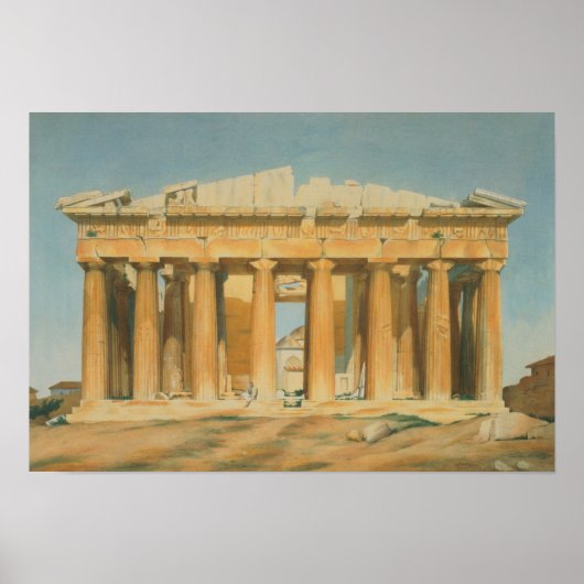 Het Parthenon, Athene, 1810-37 Poster (Voorkant)