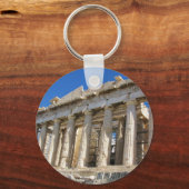 Het Parthenon bij Acropolis 447 BC Sleutelhanger (Voorkant)