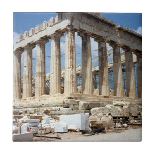 Het Parthenon-element Tegeltje (Voorkant)