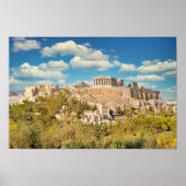 Het Parthenon op de Atheense Acropolis, Griekenlan Poster (Voorkant)