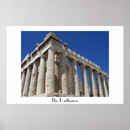 Het Parthenon Poster (Voorkant)