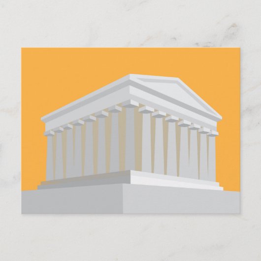 Het Parthenon uit Griekenland Briefkaart (Voorkant)