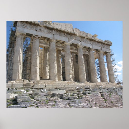 Het Parthenon - vijfde eeuw voor Christus Poster (Voorkant)
