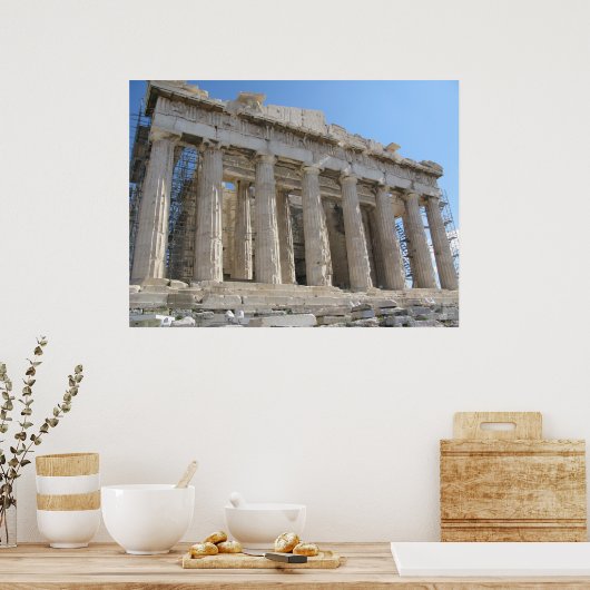 Het Parthenon - vijfde eeuw voor Christus Poster (Keuken)
