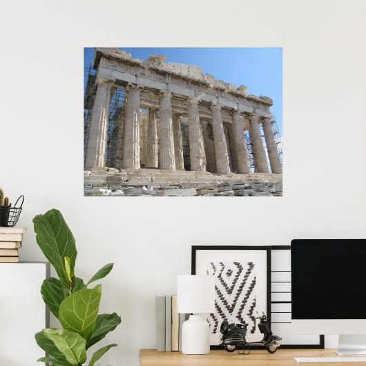 Het Parthenon - vijfde eeuw voor Christus Poster (Thuiskantoor)