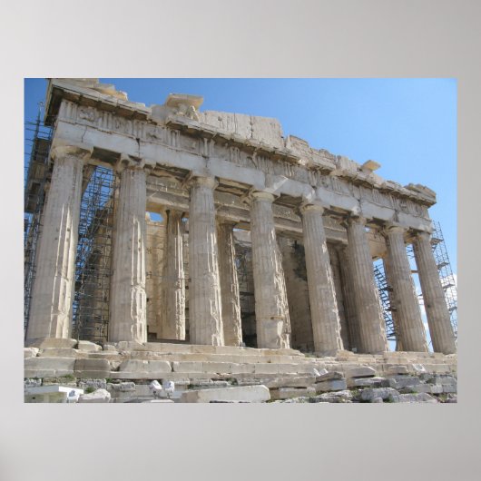 Het Parthenon - vijfde eeuw voor Christus Poster (Voorkant)