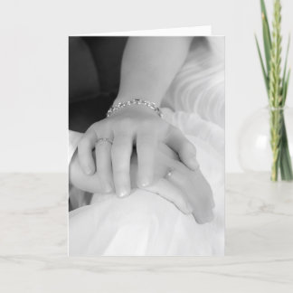 Het Pas getrouwd overhandigt II, Gelukwensen Kaart