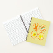Het Pasen Galerij Spiraal Notebook Notitieboek (Binnen)
