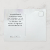 Het Pasen het Zwemelen 1John 2:25 Dit is de beloft Briefkaart (Achterkant)