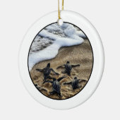 Het pasgeboren instinct keramisch ornament (Links)