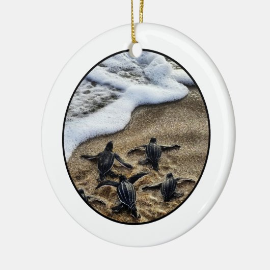 Het pasgeboren instinct keramisch ornament (Links)