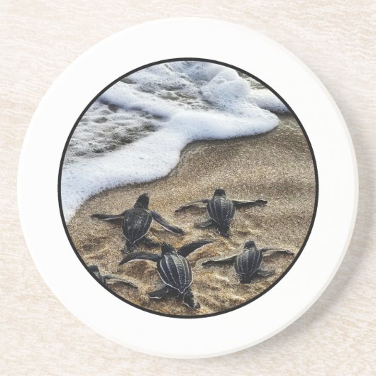 Het pasgeboren instinct zandsteen onderzetter (Voorkant)