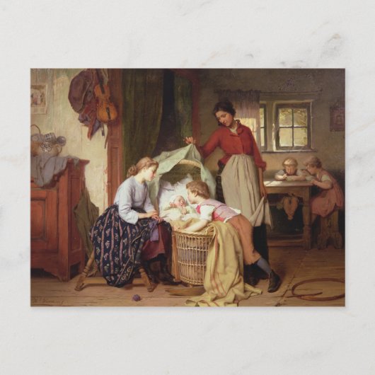 Het pasgeboren Kind Briefkaart (Voorkant)