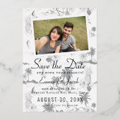 Het paspoort van de Bestemmingsweddenschap sparen Folie Uitnodiging (Achterkant)