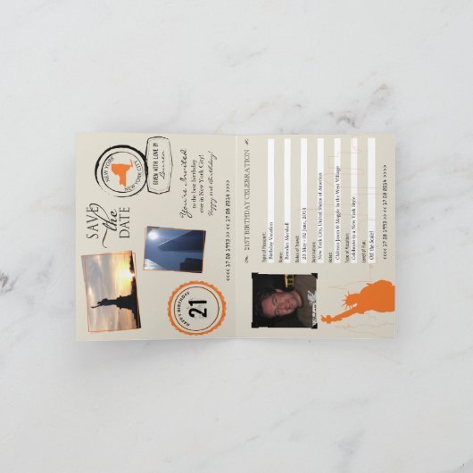 Het Paspoort van de Verjaardag van de Stad (Binnen)