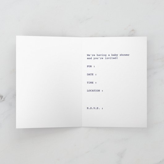 Het Paspoort van het baby shower (Binnen)