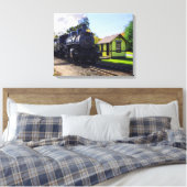 Het passeren door Chester Canvas Afdruk (Insitu (Slaapkamer))