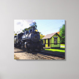 Het passeren door Chester Canvas Afdruk