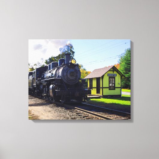 Het passeren door Chester Canvas Afdruk (Voorkant)