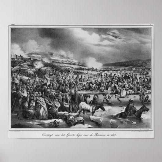 Het passeren van Berezina Poster (Voorkant)