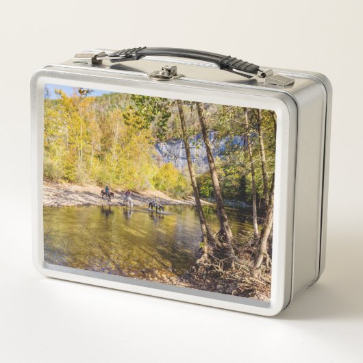 Het passeren van de buffalo rivierlunchbox (Voorkant)