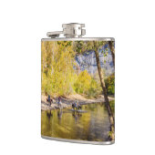 Het passeren van de buffelkolf heupfles (Links)