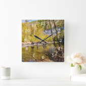 Het passeren van de buffelmuur vierkante klok (Huis)