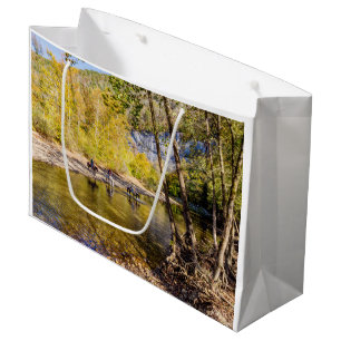 Het passeren van de buffelrivier de Grote Gift Bag Groot Cadeauzakje