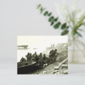 Het passeren van de Rijn Briefkaart (Staand voorkant)