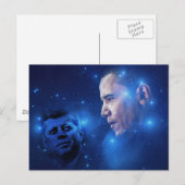 Het passeren van de Torch, John F. Kennedy Barack Briefkaart (Voorkant / Achterkant)