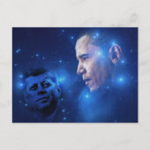 Het passeren van de Torch, John F. Kennedy Barack Briefkaart (Voorkant)
