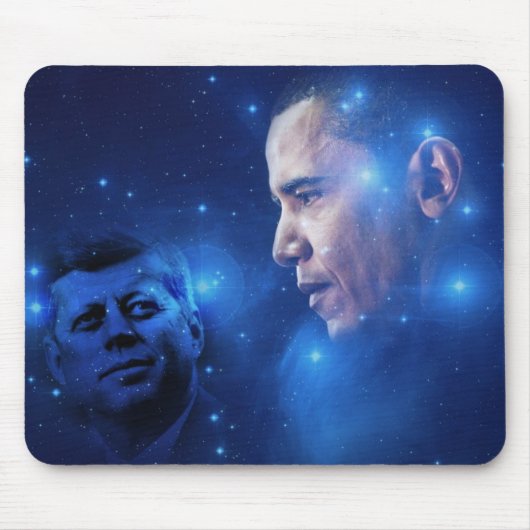 Het passeren van de Torch, John F. Kennedy Barack  Muismat (Voorkant)
