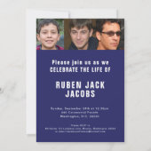 Het passeren van een legendarische begrafenisfoto  aankondiging (Achterkant)