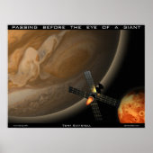 Het passeren voor het oog van een reus poster (Voorkant)