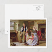 Het patchwork-kwilt briefkaart (Voorkant / Achterkant)